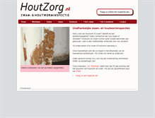 Tablet Screenshot of houtzorg.nl